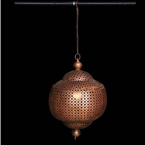 Antique Copper Polished Hanging Lamp