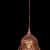 Antique Copper Polished Hanging Lamp Type 02 - top_view