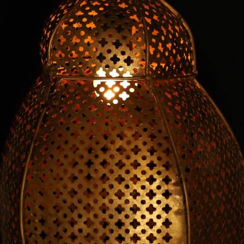 Antique Copper Polished Hanging Lamp Type 02 - left_view