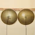 Brass Polished Wall Hanging Lamp Set Of 2 - front_view