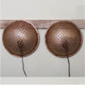 Antique Copper Polished Wall Hanging Lamp (Set Of 2) - photo