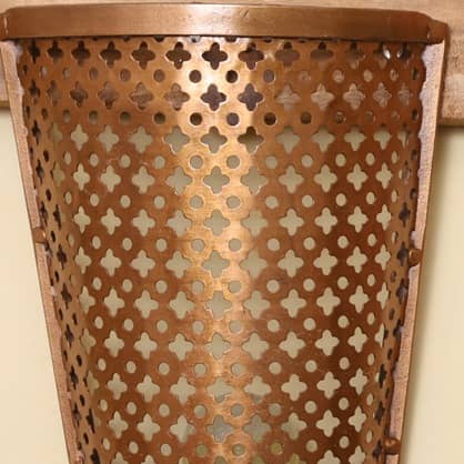 Antique Copper Polished Wall Hanging Lamp (Set of 2)