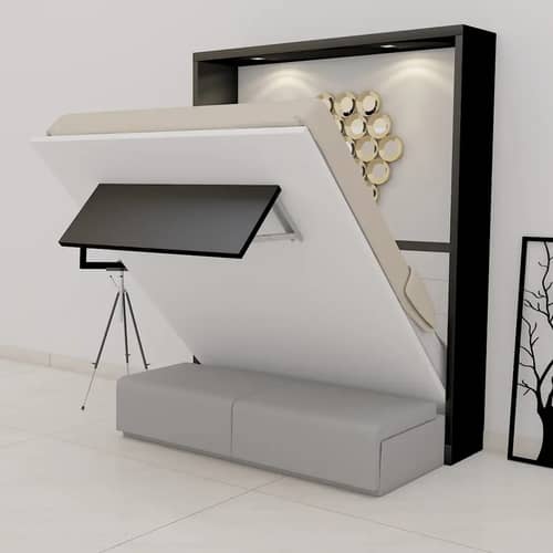 Neptune D Wallbed with Sofa Queen size