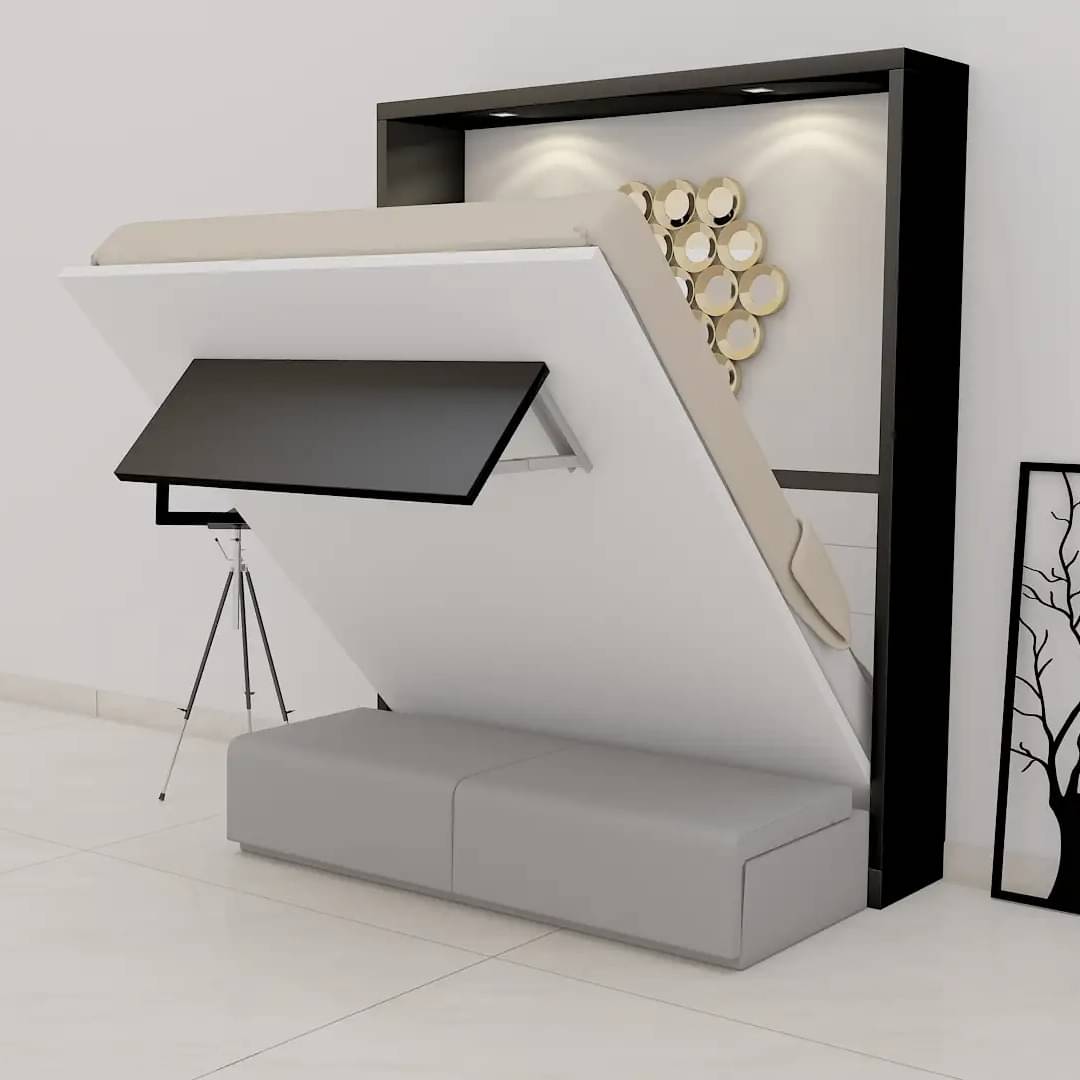 Neptune D Wallbed with Sofa Queen size