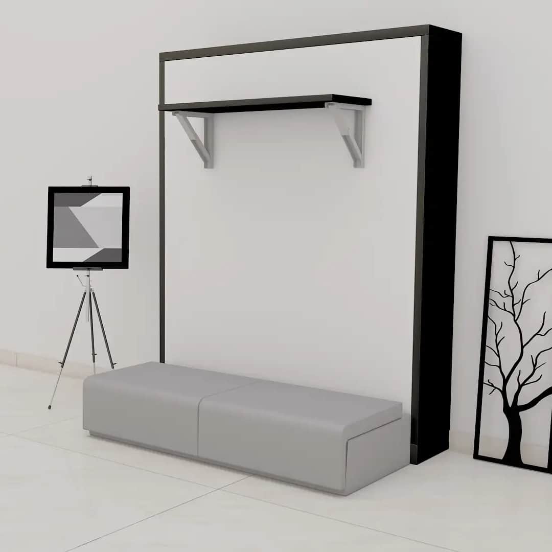 Neptune D Wallbed with Sofa Queen size - top_view