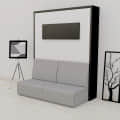 Neptune D Wallbed with Sofa Queen size - rear_view