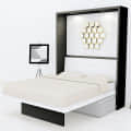 Neptune D Wallbed with Sofa Queen size - right_view