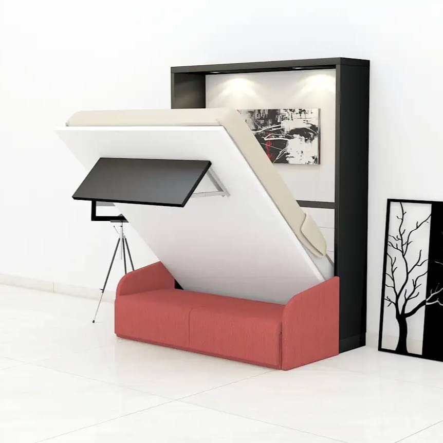 Neptune E Wallbed with Sofa Queen size