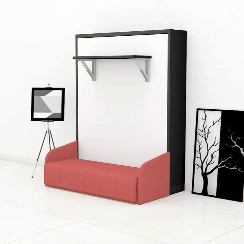 Neptune E Wallbed with Sofa Queen size - top_view
