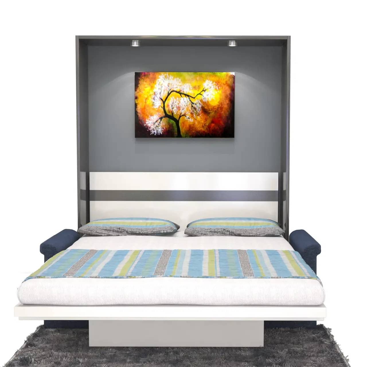 Oliver A Wallbed with Sofa Queen size