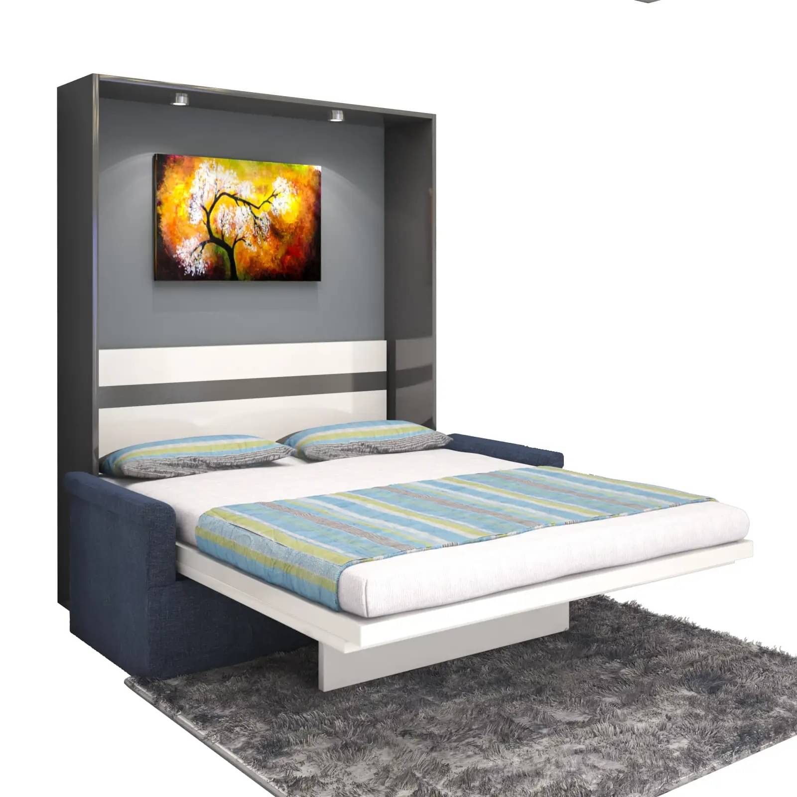 Oliver A Wallbed with Sofa Queen size