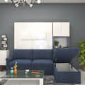 Oliver LX Wallbed with Sofa Queen size - top_view