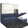 Oliver LX Wallbed with Sofa Queen size - left_view