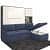 Oliver LX Wallbed with Sofa Queen size - left_view