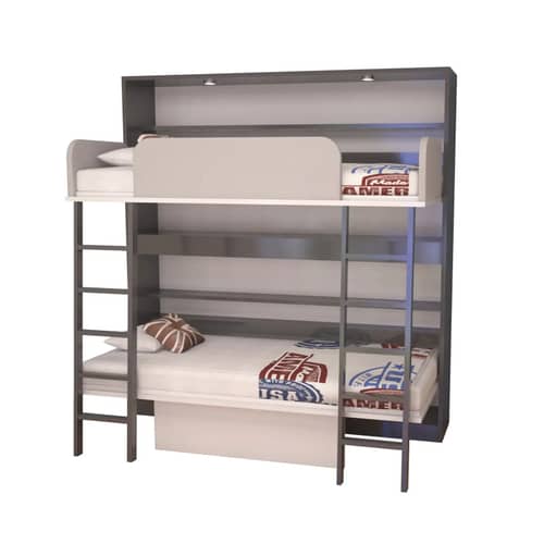 Electra Bunk Wallbed Single size