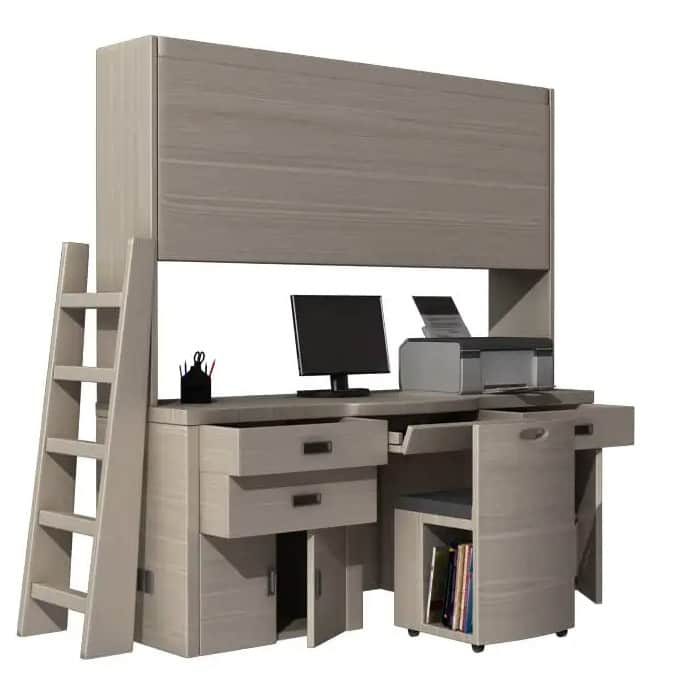 Electra Studio Wall bed Single size - rear_view