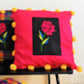 Handembroidered Cushion Covers - top_view
