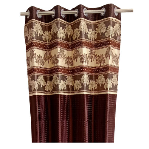 Brown Polyster Curtain For Door