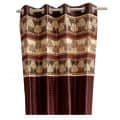 Brown Polyster Curtain For Door - photo