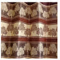 Brown Polyster Curtain For Door - front_view