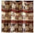 Cream Polyster Curtain - top_view