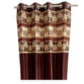 Brown Polyster Curtain - photo