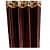 Brown Polyster Curtain - left_view