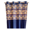 Blue polyster Curtain 2 - photo