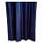 Blue polyster Curtain 2 - rear_view