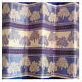 Blue Polyster Curtain 1 - top_view