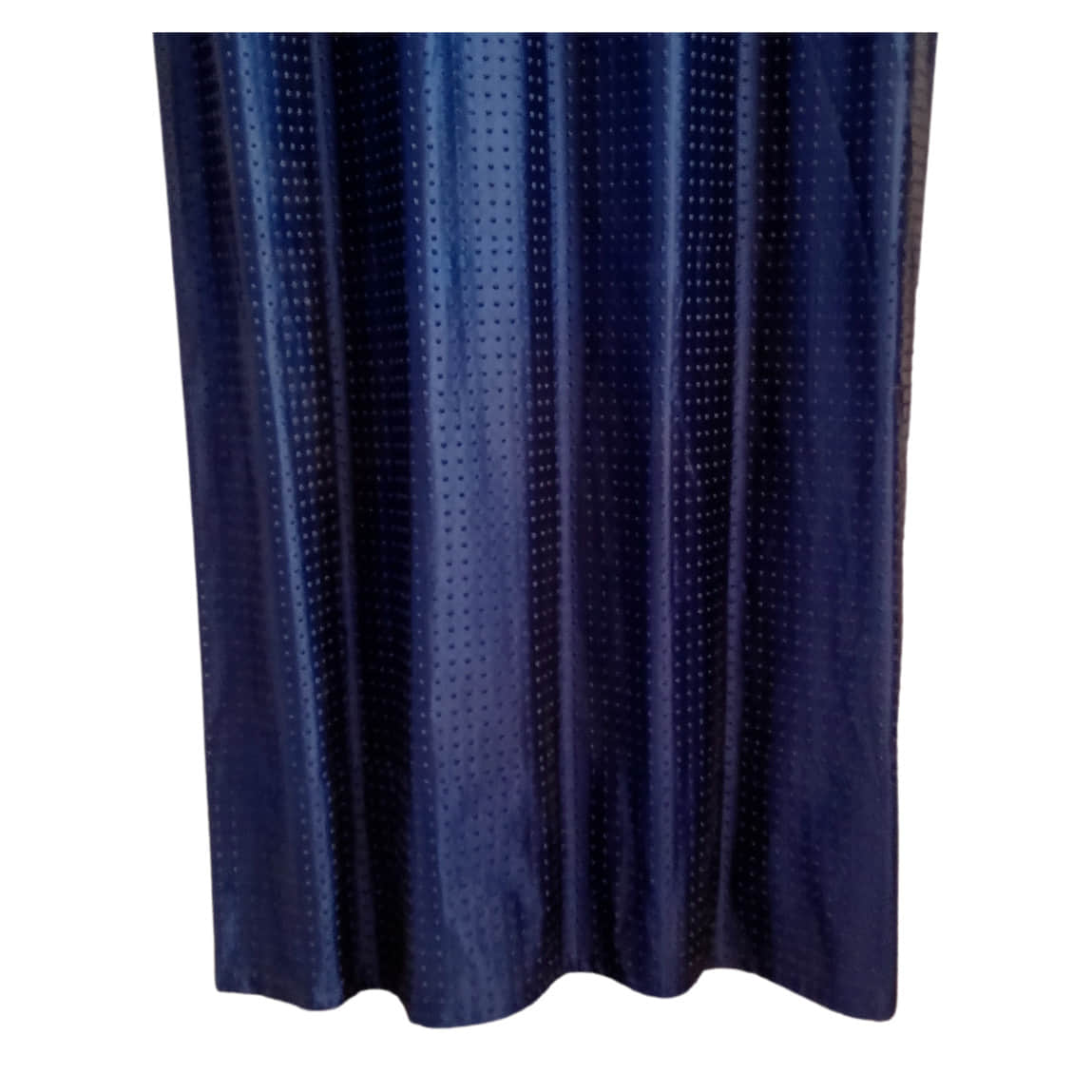 Blue Polyster Curtain 1 - rear_view