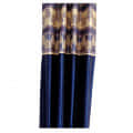 Blue Polyster Curtain 1 - left_view
