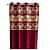 Wine Polyester Curtain - photo