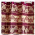 Wine Polyester Curtain - rear_view
