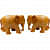 Wooden elephant (Pack of 2) - top_view