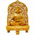 Wooden buddha - photo
