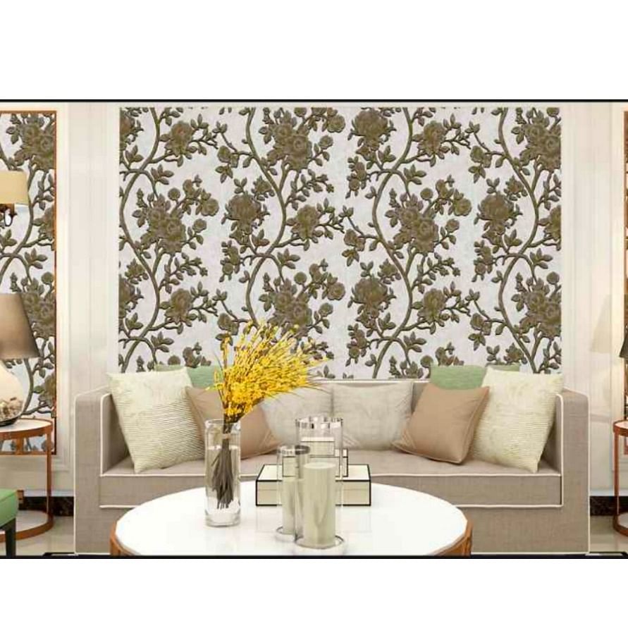 Satin Matte High Quality PVC Wallpaper Mural For Printing Wall Covering  Decoration, Gray at Rs 100/sq ft in Bulandshahr