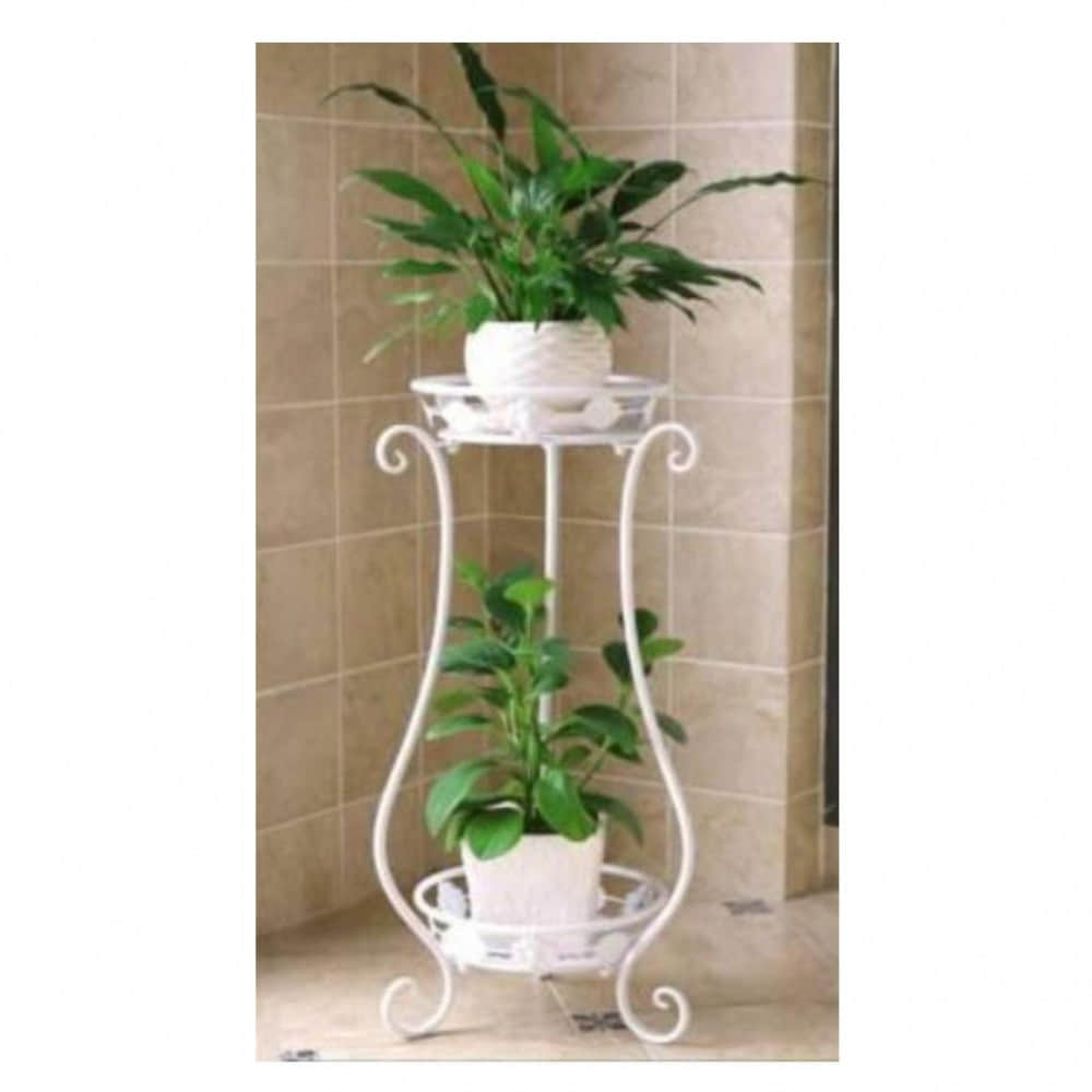 Iron/Polyester Flower Pot Stand - photo