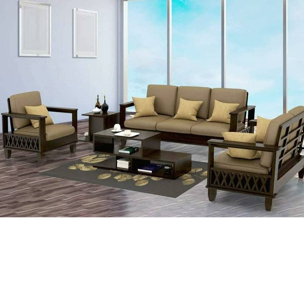 Fujairah Sheesham Wood Sofa Set