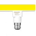 PHILIPS 5W B22 LED Yellow Bulb, - photo