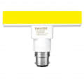 PHILIPS 5W B22 LED Yellow Bulb, - top_view