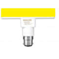 PHILIPS 5W B22 LED Yellow Bulb, - rear_view