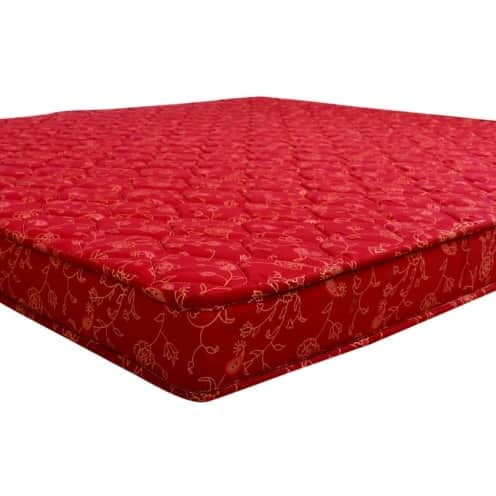 Mattress in Maroon Color - front_view