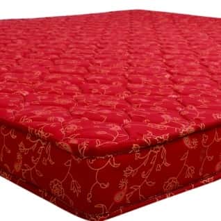 Mattress in Maroon Color - rear_view