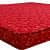 Mattress in Maroon Color - rear_view