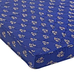 Mattress in Blue Color - rear_view