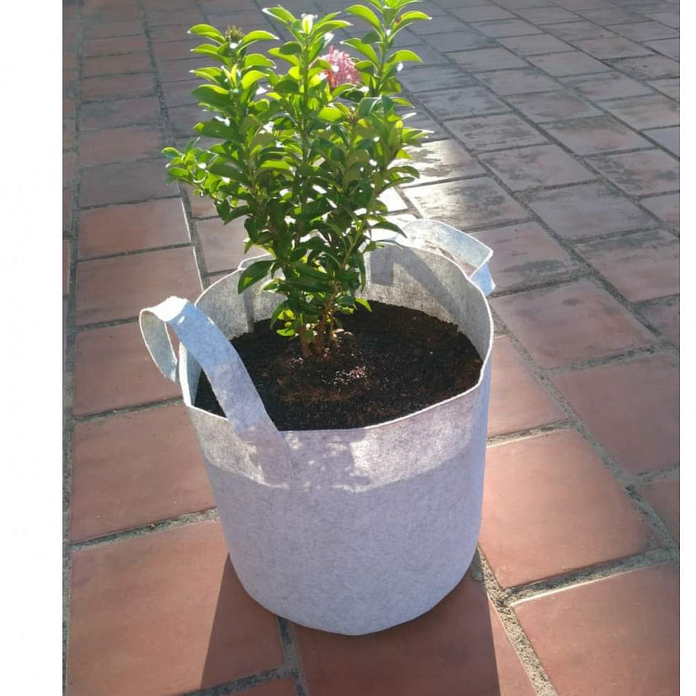 Fabric Grow bags 12*12( inches ) round shape 5 bags set - photo