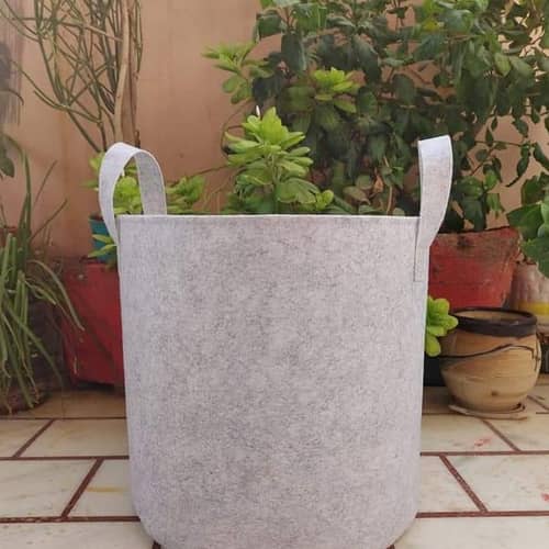 Fabric Grow bags 12*12( inches ) round shape 5 bags set
