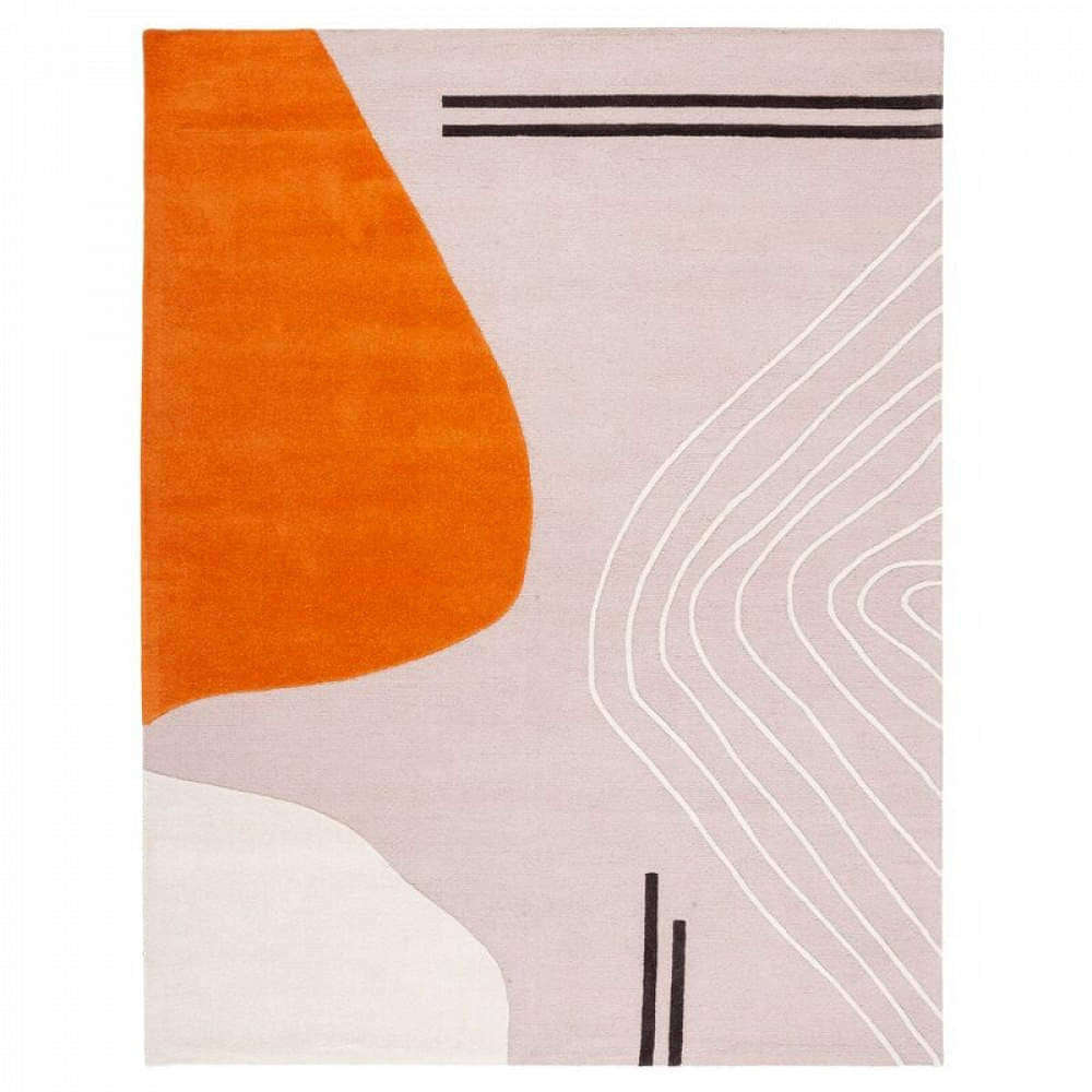 Dave Ivory light Collection Handwoven Export Quality Woollen Tuffted Carpets - photo