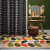Classic stem multi color wool rug - photo